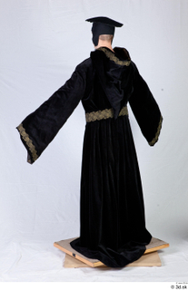  Photos Medieval Monk in Black suit 1 15th century Medieval Clothing Monk a poses whole body 0004.jpg